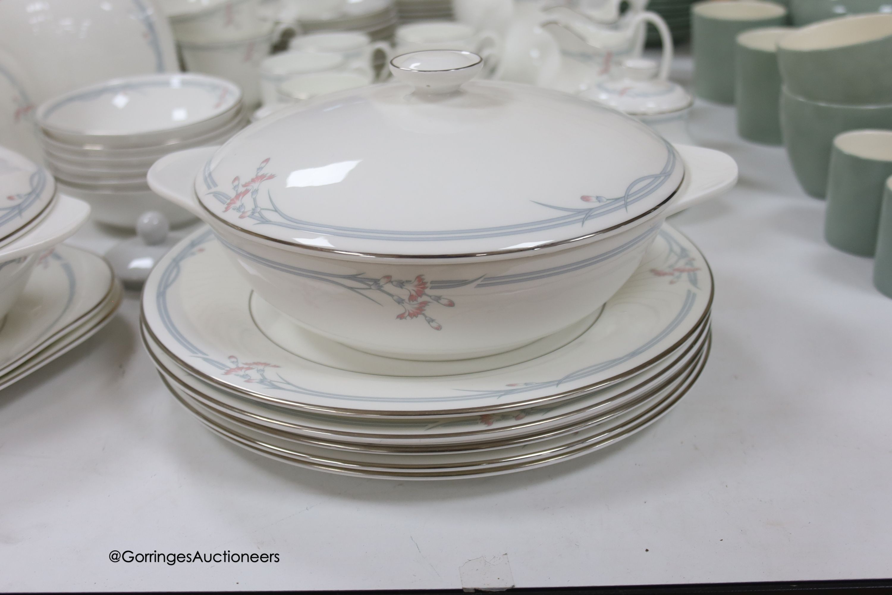 A Royal Doulton Carnation tea and coffee dinner service